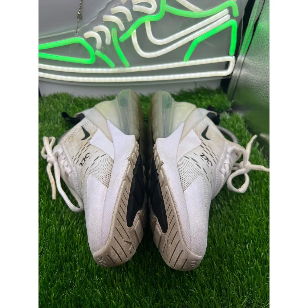 Nike Air Max 270 Womens Sneakers White Black AH6789-100 Size 7.5